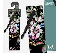 Independent Fabrication Bookmark – V&A – Black Floral