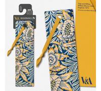 Independent Fabrication Bookmark – V&A – Black Floral