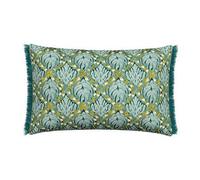 V&a Botanical Harmony Cushion 60X40Cm Teal/claret