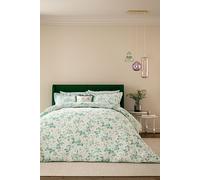 V&A Briar Bloom Kingsize Duvet Cover SET, Green