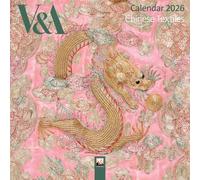 V&A: Chinese Textiles Mini Wall Calendar 2026 (Art Calendar)