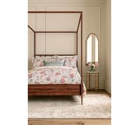 V&A 'Chintz Reverie' Cotton Duvet Cover Set in Teal | Size: King V&A Teal King