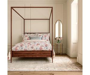 V&A Chintz Reverie Duvet Cover Set Red & Teal