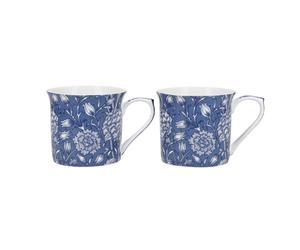 V&A Coffee and Tea Mugs Porcelain Bone China Mug William Morris Wild Tulip De...