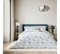 V&a Garden Of Love Duvet Cover Set Super King Size Blue