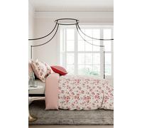 V&A Garden Rose Duvet Cover Set King Size Pink