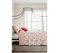 V&A Garden Rose Duvet Cover Set Single Pink