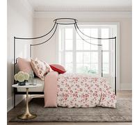 'Garden Rose' Cotton Percale Duvet Cover Set V & A Pink King