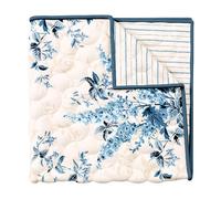 V&A Larkspur Meadow Blue 265x260cm Throw