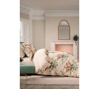 V&A 'Larkspur Meadow' Cover Set S/B Coral | Size: Double V&A Coral Double