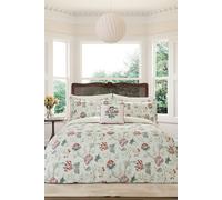 V&A Palampore Trail Duvet Cover Set Single Duck Egg Teal