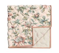 V&A Peony Blossom Blush & Jade 265x260cm Throw