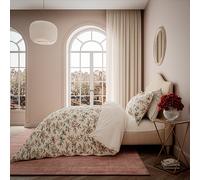 V&A Peony Blossom Duvet Cover Set Blush & Jade