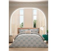 V&A Pure Cotton Lerena Bedding Set Blue Mix