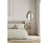 V&A Pure Cotton Silk Road Paisley Bedding Set Green Mix