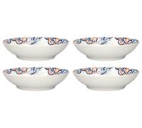 V & A Rococo Silk Set Of 4 Pasta Bowls in White V & A White