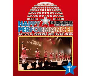 V.A. - The Idolm@Ster (Idolmaster) Million Live! 1Stlive Happy Perform@Nce!! Blu-Ray Day1 (2BDS) [Japan BD] LABX-8090