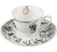 V&A Victoria And Albert Alice In Wonderland Espresso Cup And Saucer