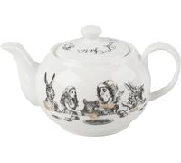 V&A Victoria And Albert Alice In Wonderland Mini Teapot - White - Fine China - Teapot