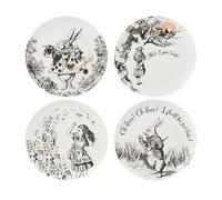 V&A Victoria And Albert Alice In Wonderland Side Plates, Set Of 4