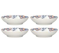 V&A Victoria And Albert Rococo Silk Set Of 4 Pasta Bowls