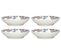 V&A Victoria And Albert Rococo Silk Set of 4 Pasta Bowls - White - Fine China - Bowls