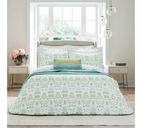 V&A Voysey Anselm Duvet Cover Set King Size Aqua