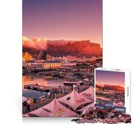 V+A Waterfront Cape Town Jigsaw 1000 Pieces for Teenagers Mind Clarity Soft Distraction Perfect Lock Xmas Present (38x26cm)