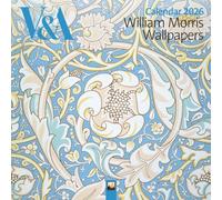 V&A: William Morris Wallpapers Wall Calendar 2026 (Art Calendar)