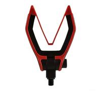 V Adjustable Fishing Rod Holder Tip M3/8 Thread Mount Secure V Shape Head PVC 12x5cm Red Blue Green Orange Sea Carp Shore Fishing(Red)