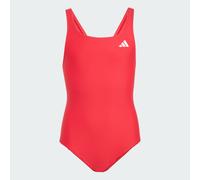 adidas Girl's V-Back Swimsuit Kids, Pure Ruby, 11-12 Years