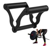 V Bar Cable Attachment, High Pull-Down Handles, Rotating Row Landmine Handle, Solid Steel Double Grip Row Handle for Lat Pulldowns, Exercise Back, Arm, Shoulder