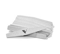 V Beauty Pure Zebra Nail File for Natural Nails 100/180 Grit - Fingernail Files for Shaping, Contouring & Finish Filing Gel & Acrylic Nail Edges - Nail Filer Shaper for Pedicure & Manicure, 50 pcs