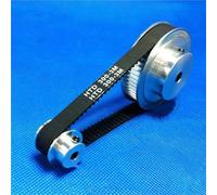 V-Belt Drive Belt 3*M 20T:60T 1:3 Pulley Synchronous Wheel Timing Belt Reduction Bandwidth 10 Holes 5-6-6.35-8mm