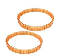 V-Belt for Electric Planer - 238mm Girth, 9.6mm Width, 3.3mm Thick Polyurethane Drive Belt, Double Cog Design for Reduced Clutch Heat,(2)