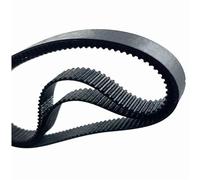 V-Belt GT2 Drive Toothed Belt 2GT Closed Loop Rubber Timing Belt Length 240-610mm Width 6 10 15mm 3D Printer Parts G2M Synchronous Belt Transmission Belt(376mm(188Teeth),6mm)