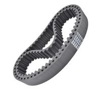 V-Belt HTD5M Rubber Lp 250mm 255mm 260mm 265mm 270mm 275mm Width 9mm 10mm 12mm 15mm 20mm 25mm 30mm HTD 5*M Timing Belt Transmission Belt(265(53 Teeth),5QTY_10MM)