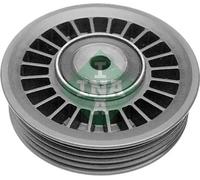 Aux Belt Idler Pulley fits VW PASSAT 3B3, 3B6 2.0D 03 to 05 Guide Deflection INA