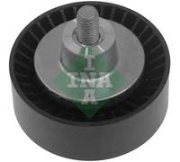 Aux Belt Idler Pulley fits BMW 530 E60 3.0 01 to 05 Guide Deflection INA Quality