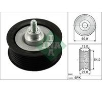 V-belt pulley 532 0477 10 INA for PEUGEOT FORD CITROËN FIAT