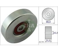 INA 532 0618 10 Deflection / Guide Pulley, v-ribbed belt