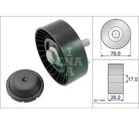 INA Deflection/Guide Pulley V-Ribbed Belt Part No 532063210 Fits SEAT Ibiza 1.2 10 to 15