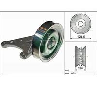 INA 532 0773 10 Deflection / guide pulley, V-ribbed belt