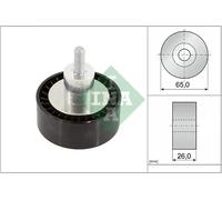 INA 532 0908 10 Deflection / guide pulley, V-ribbed belt