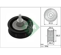 Aux Belt Idler Pulley fits FORD RANGER TKE TDCi 2.2D 2011 on Guide Deflection