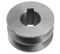 V-Belt Pulley A Type Double Groove Cast Iron Motor Pulley for Power Tools - 50 mm to 100 mm Bore Diameter, Compatible with A-Section V-B(56x30x24mm)