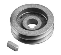 V-Belt Pulley A-Type Double-Groove Motor Pulley for Power Tools Cast Iron 50-100 Mm Diameter Compatible with A-Section V-Belts and Timing Belts(94x31x24mm)