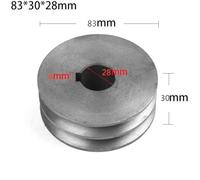 V-Belt Pulley A-Type Double-Groove Motor Pulley for Power Tools Cast Iron 50-100 Mm Diameter Compatible with A-Section V-Belts and Timing Belts(83x31x24mm)