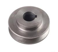 V-Belt Pulley A Type Single Groove Cast Iron Motor Wheel For Air Compressor Or Power Tool Drive/Shaft Replacement, Grey, Multiple Size Options (20x70)