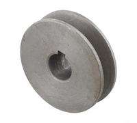 V-Belt Pulley A Type Single Groove Cast Iron Motor Wheel For Air Compressor Or Power Tool Drive/Shaft Replacement, Grey, Multiple Size Options (19x70)